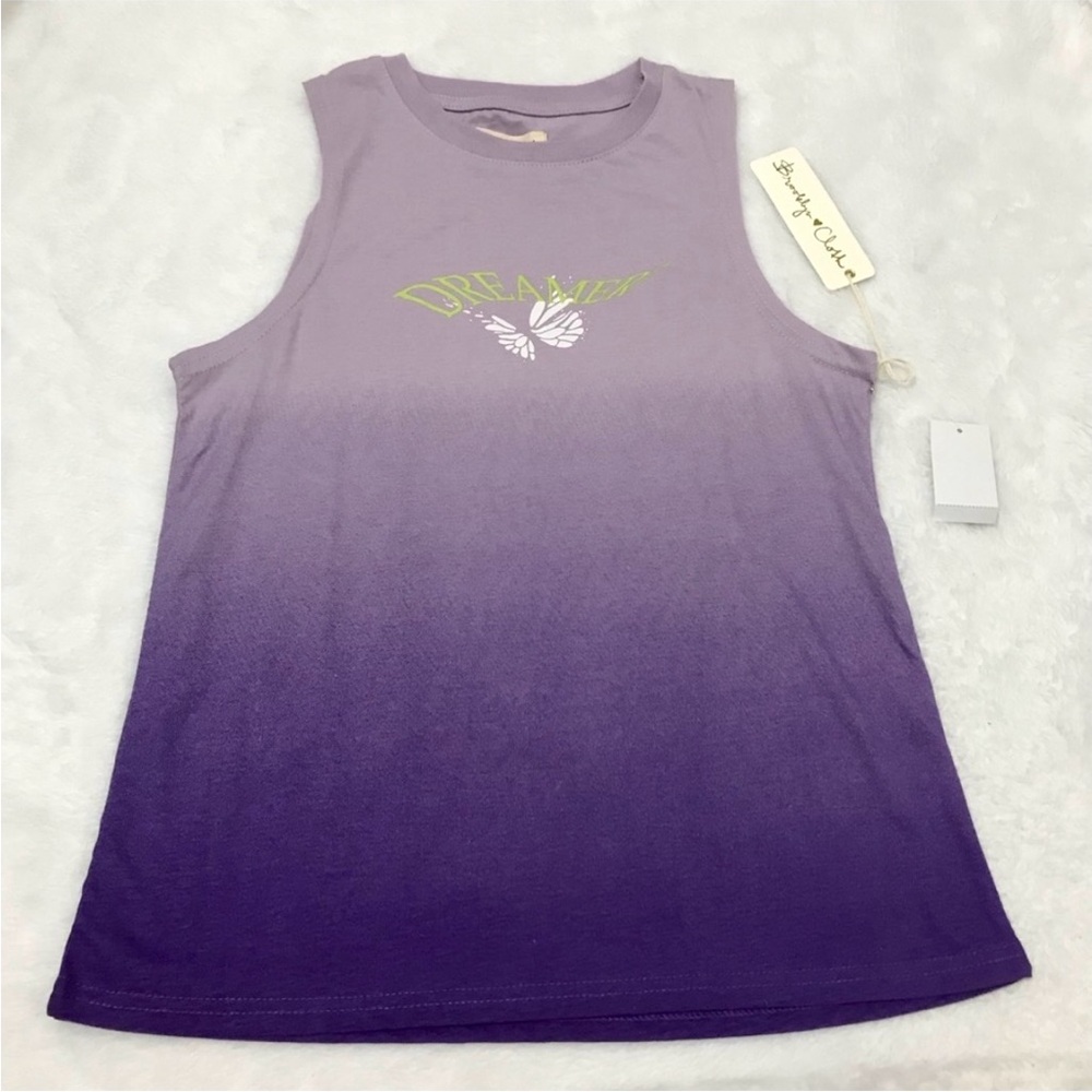 Brooklyn Cloth Ombré Muscle Tank Dreamer Butterfly Size Small NWOT